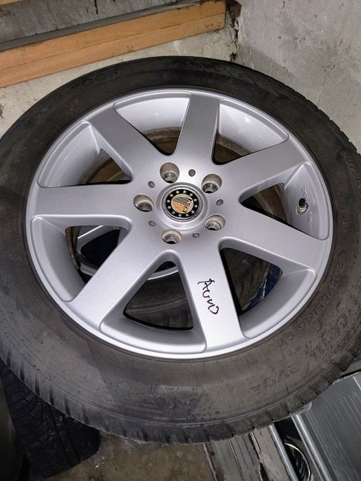 Felgi aluminiowe 16” 6-ramienne 5×114.3 ET50 + opony (2x zimowe, 2x wi