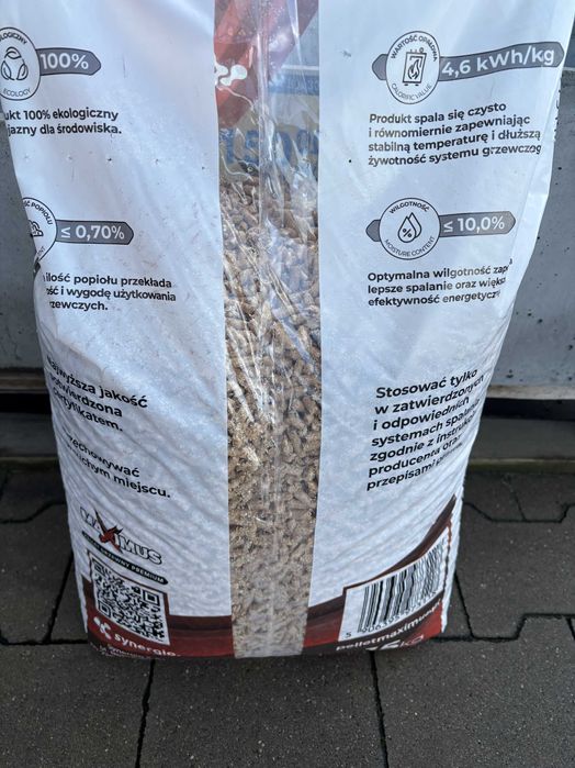 Pellet Maximus 6mm drzewny A1 PL377 15 kg SYNERGIO