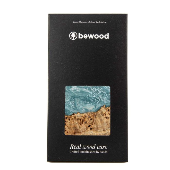 Etui Bewood Unique Uran na iPhone 13 - Drewno i Żywica, Pełna Ochrona