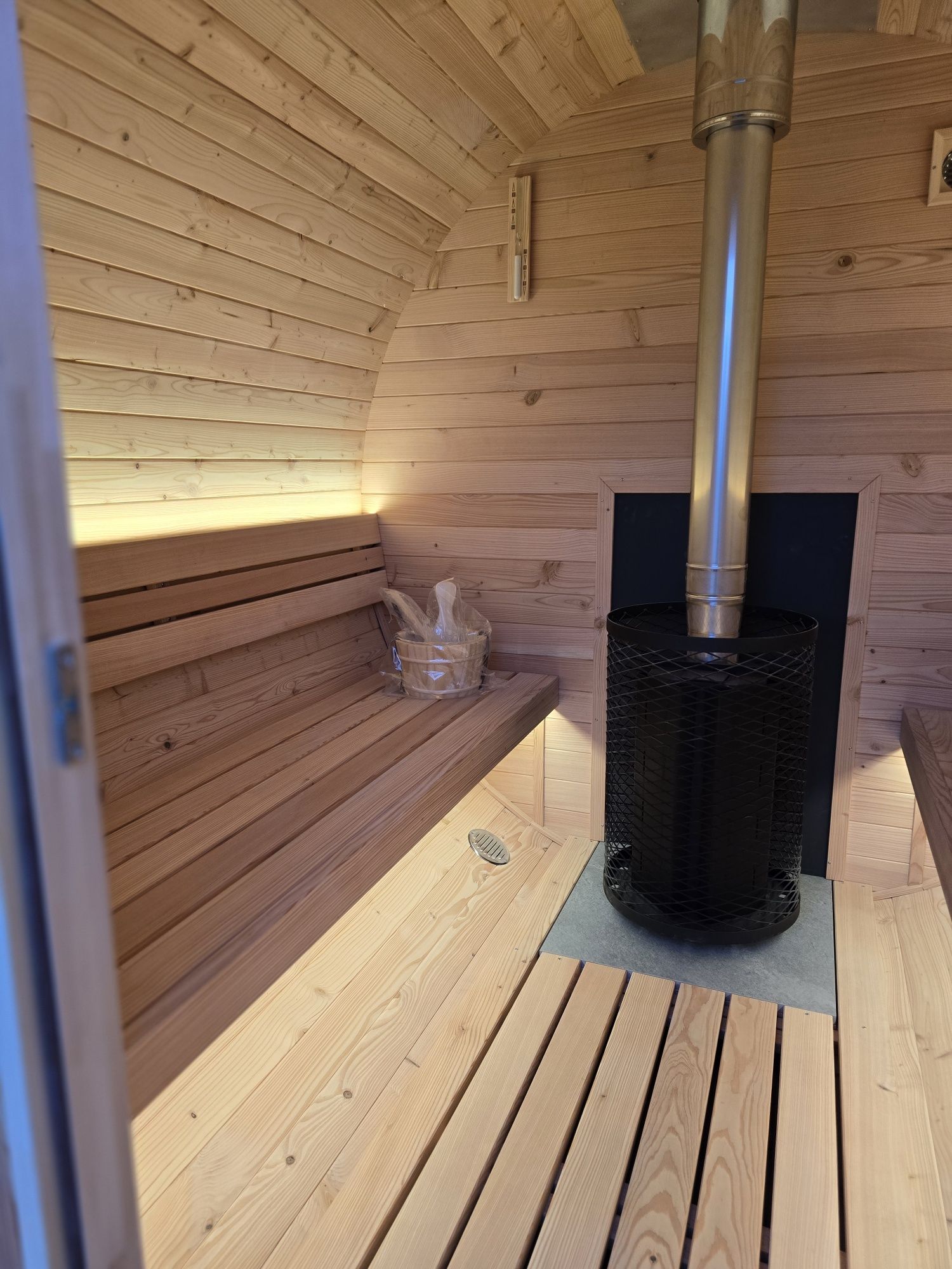 Sauna zewnętrzna beczka L1 3 m | Bezpośrednio od producenta | Lubuskie