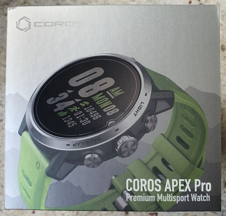 Smartwatch zegarek sportowy Coros Apex Pro Tytan Szafir Mapy