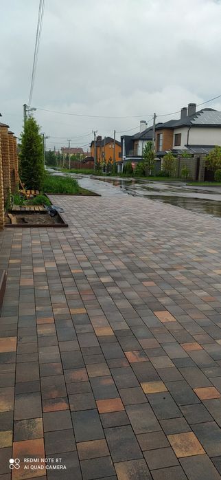 Укладка тротуарной плитки. Укладання тротуарної плитки. Доступные цены