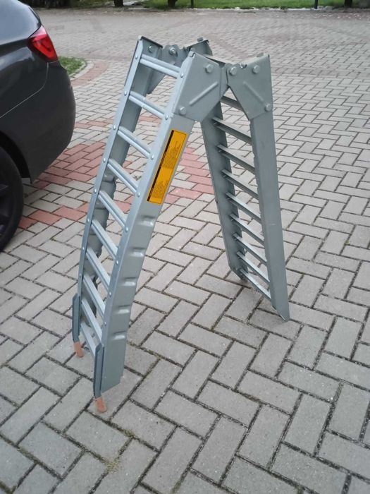 rampa, najazd do załadunku motocyki