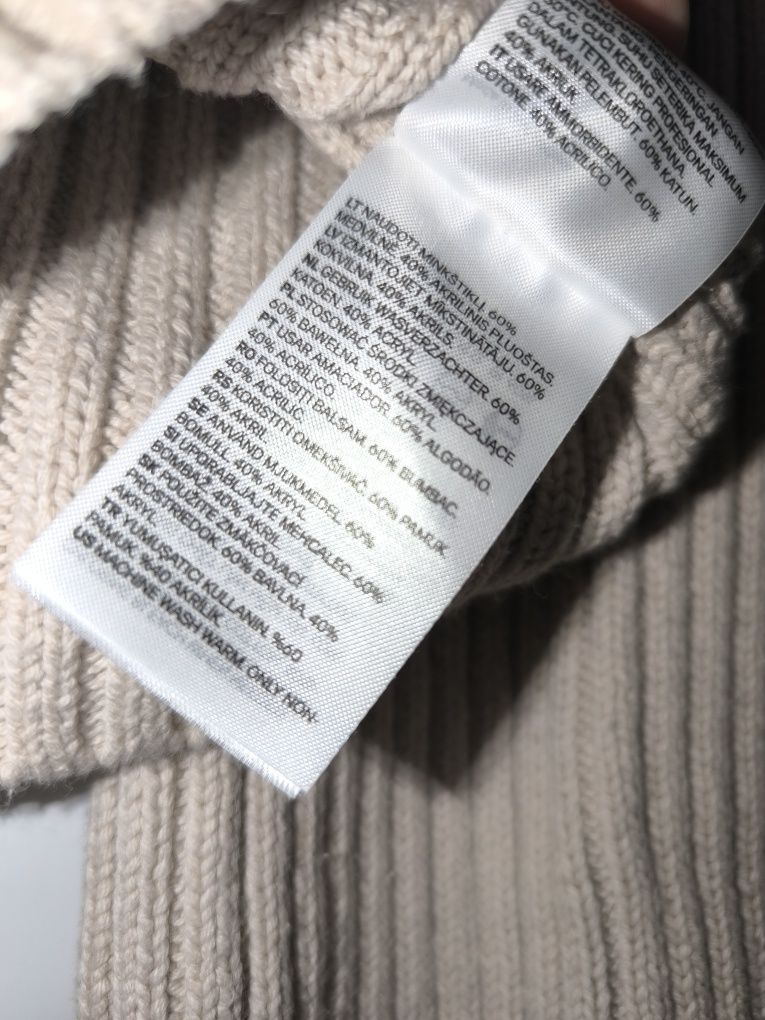 Sweter crop H&M, r.XS