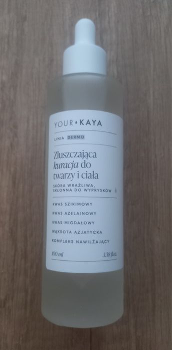 Your Kaya złuszczająca kuracja do twarzy ciała wypryski przebarwienia