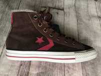 37p\23.5см Зимние утепленные мехом кеды ботинки converse all star