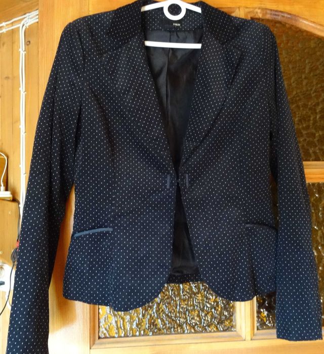 Żakiet, marynarka czarna roz 38