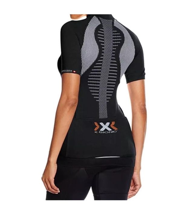 X-Bionic The Trick - Camisola feminina de Ciclismo Preta