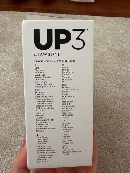 Jawbone Pulseira Atividade UP3 (Preto)