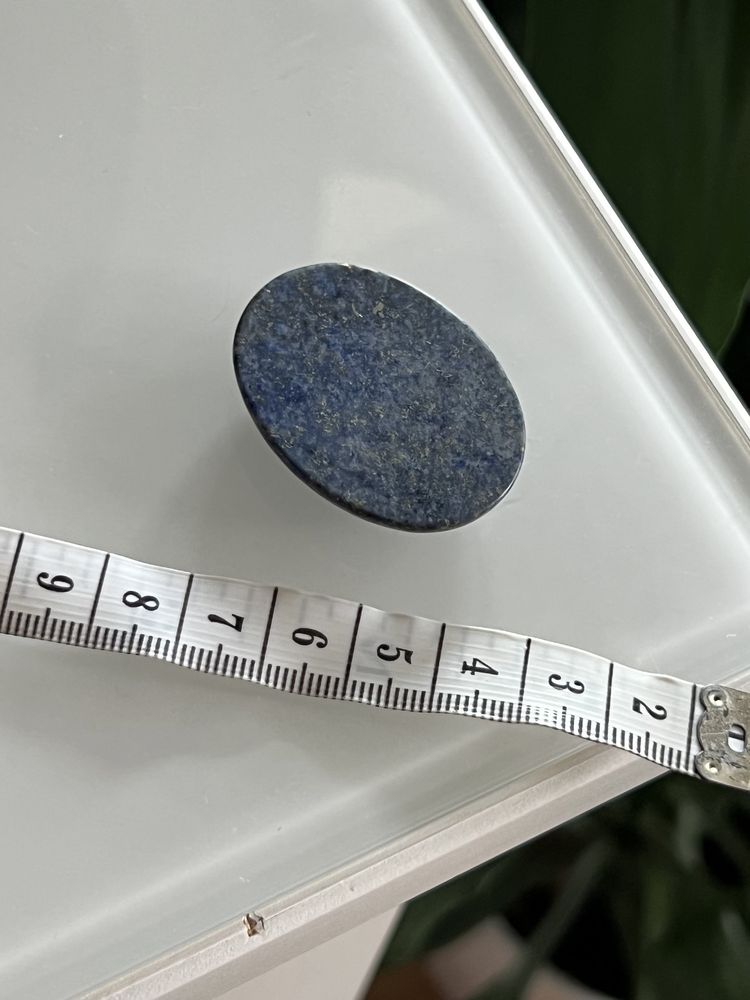 Lapis Lazuli z pirytem kamień kabiszon minerał niebieski