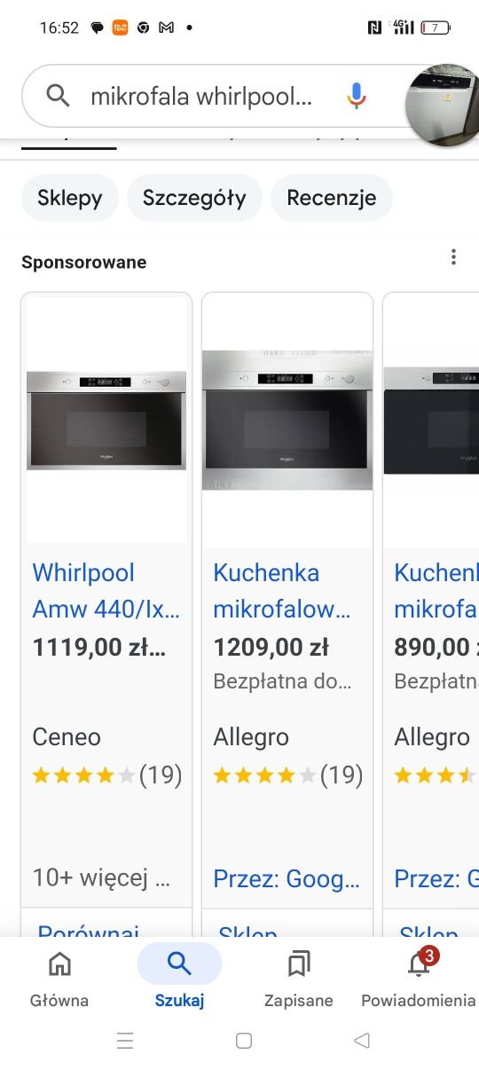 Mikrofalówka pod zabudowę whirpool fabrycznie nowe