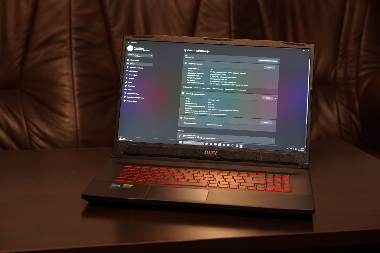 MSI Katana GF76 Win 11