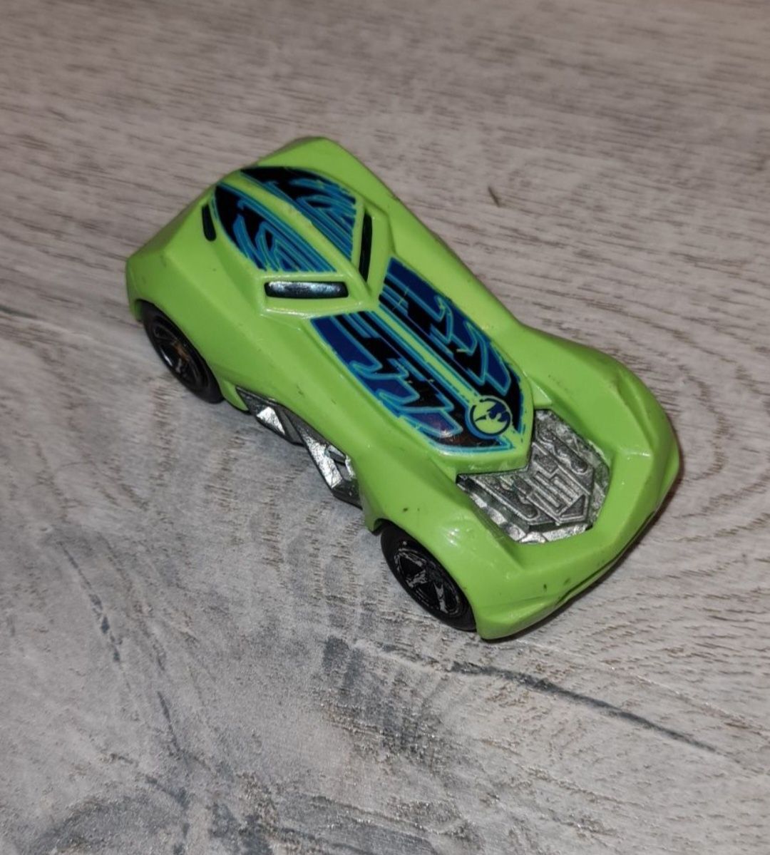 Autko samochód resorak Hot Wheels zielono niebieski