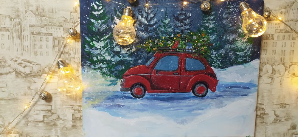 Картина "Christmas tree"