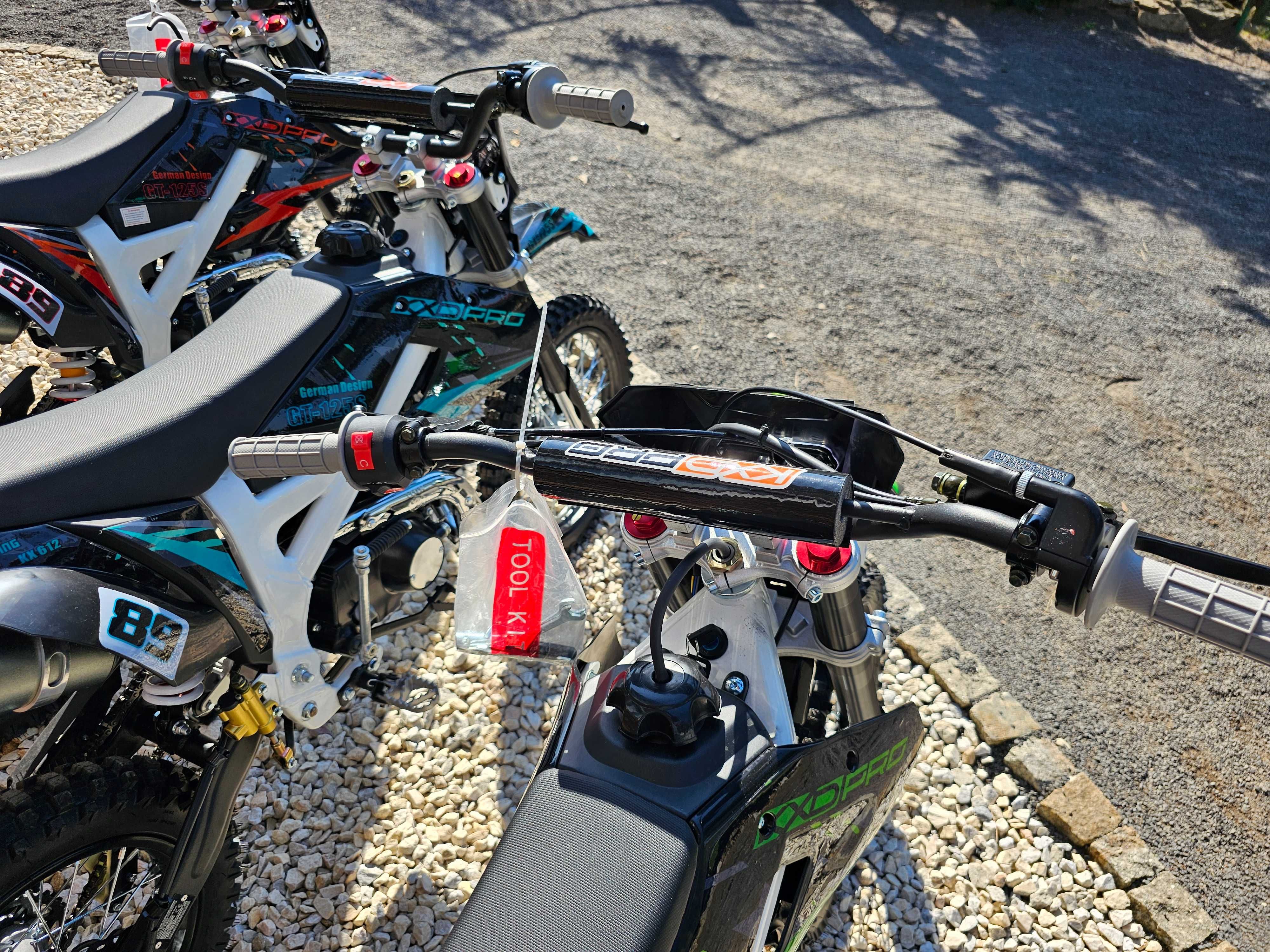 Cross kxd 612 PRO 125cc koła 17/14 Rozrusznik Lampa RATY DOWÓZ