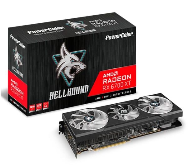 Karta graficzna POWERCOLOR Radeon RX 6700XT Hellhound 12GB gwarancja