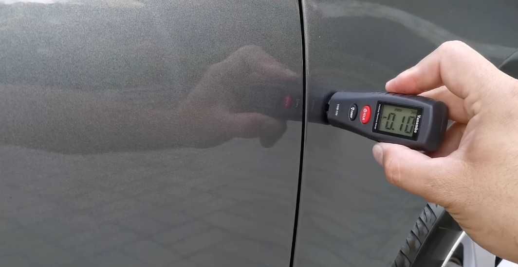 Nowy Mini Miernik Grubości Lakieru Cyfrowy Podświetlany