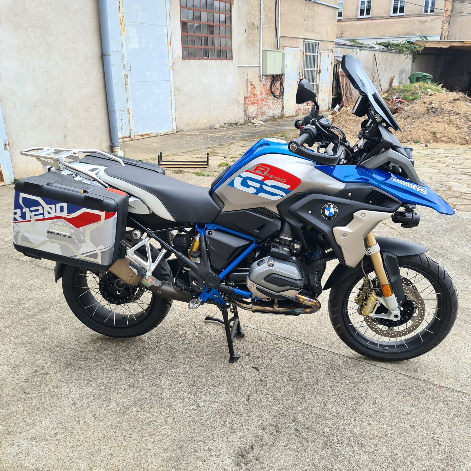 Bmw Gs1200 rallye, akrapovic