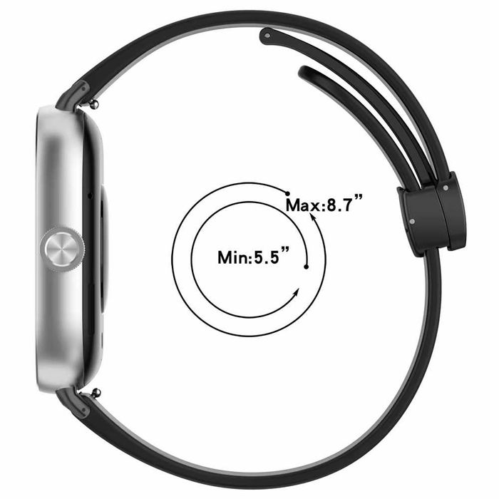 Магнітний силіконовий ремінець для Xiaomi Mi Band 9 Pro