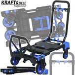 KRAFT&DELE Wózek 2w1 Składany Transportowy Magazynowy 150kg KD3094