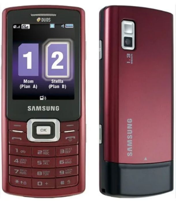 Мобильный телефон Samsung c5212 Silver, Black 1000 мАч