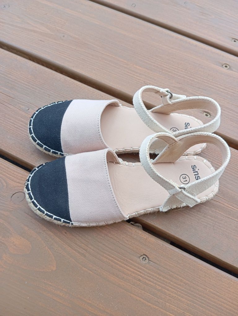 Espadryle dziewczęce Sinsay rozmiar 31