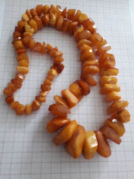 Naszyjnik bursztyn bałtycki 133gram