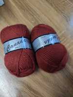 2 x Włóczka Lammy Yarns Canada Ceglany