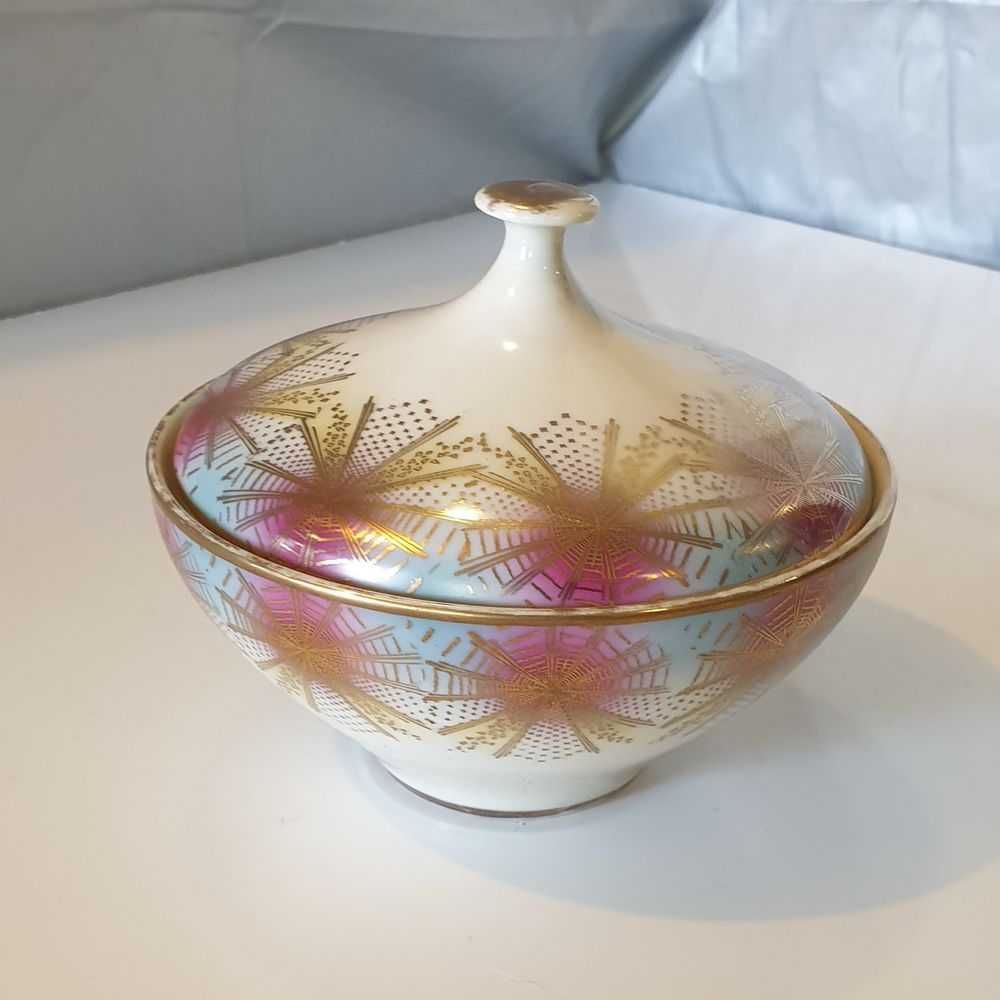 Porcelana cukiernica, bombonierka - Bavaria Elfenbein Porzellan 1950