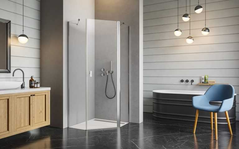 Kabina Radaway Nes PTJ 80x80 cm drzwi lewe+brodzik niski syfon Lublin