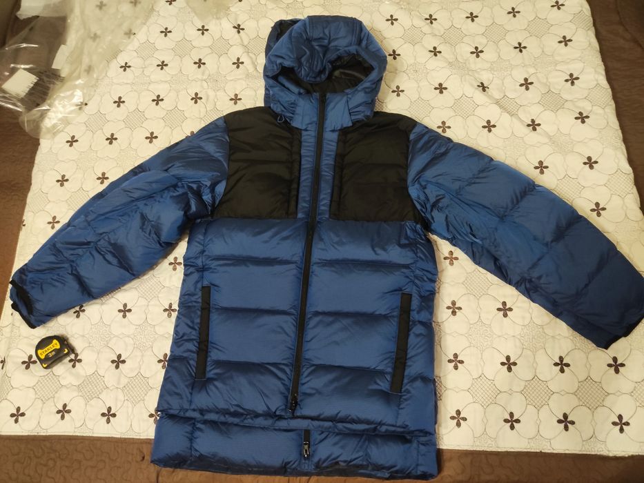 Чоловіча зимова пухова куртка парка Lands End. S та S tall (М)