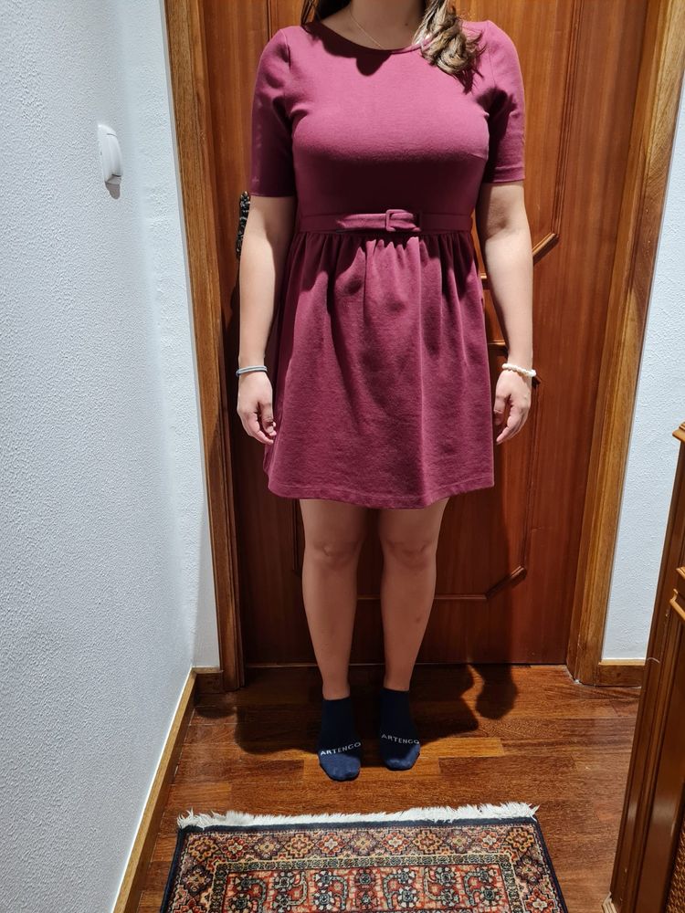 Vestido bordeaux Pepe Jeans