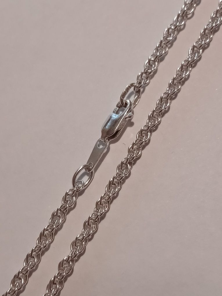 Срібний ланцюжок (серебряная цепочка) довжина 55 см, вага 7,97