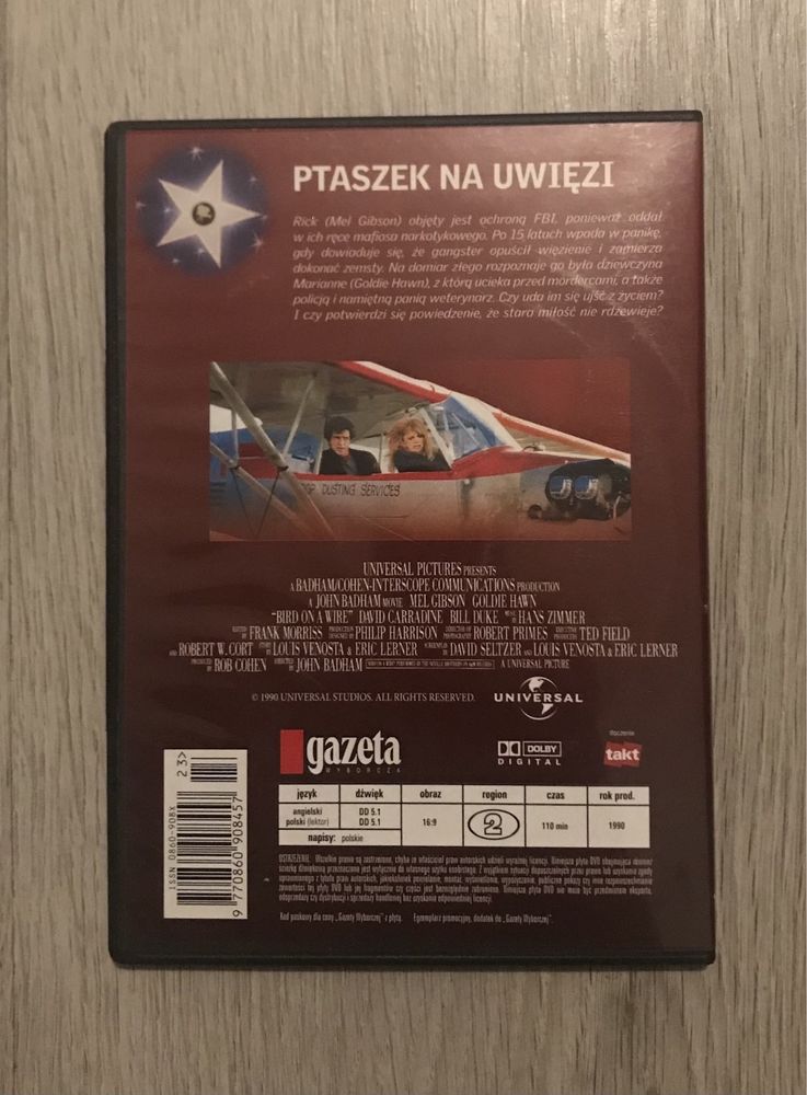 Ptaszek na uwięzi film dvd