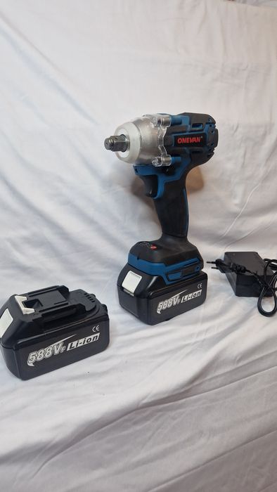 Akumulatorowy klucz udarowy 2 aku w zestawie