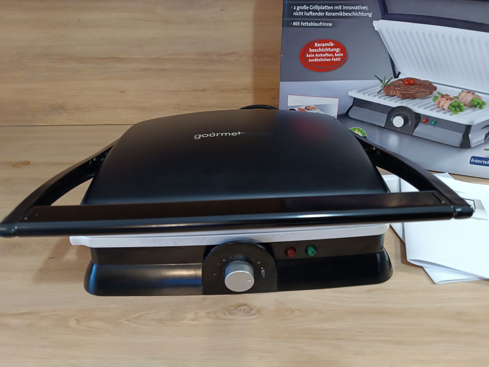 Grill elektryczny ceramiczny Gourmetmaxx Keramik Plus Sw-60