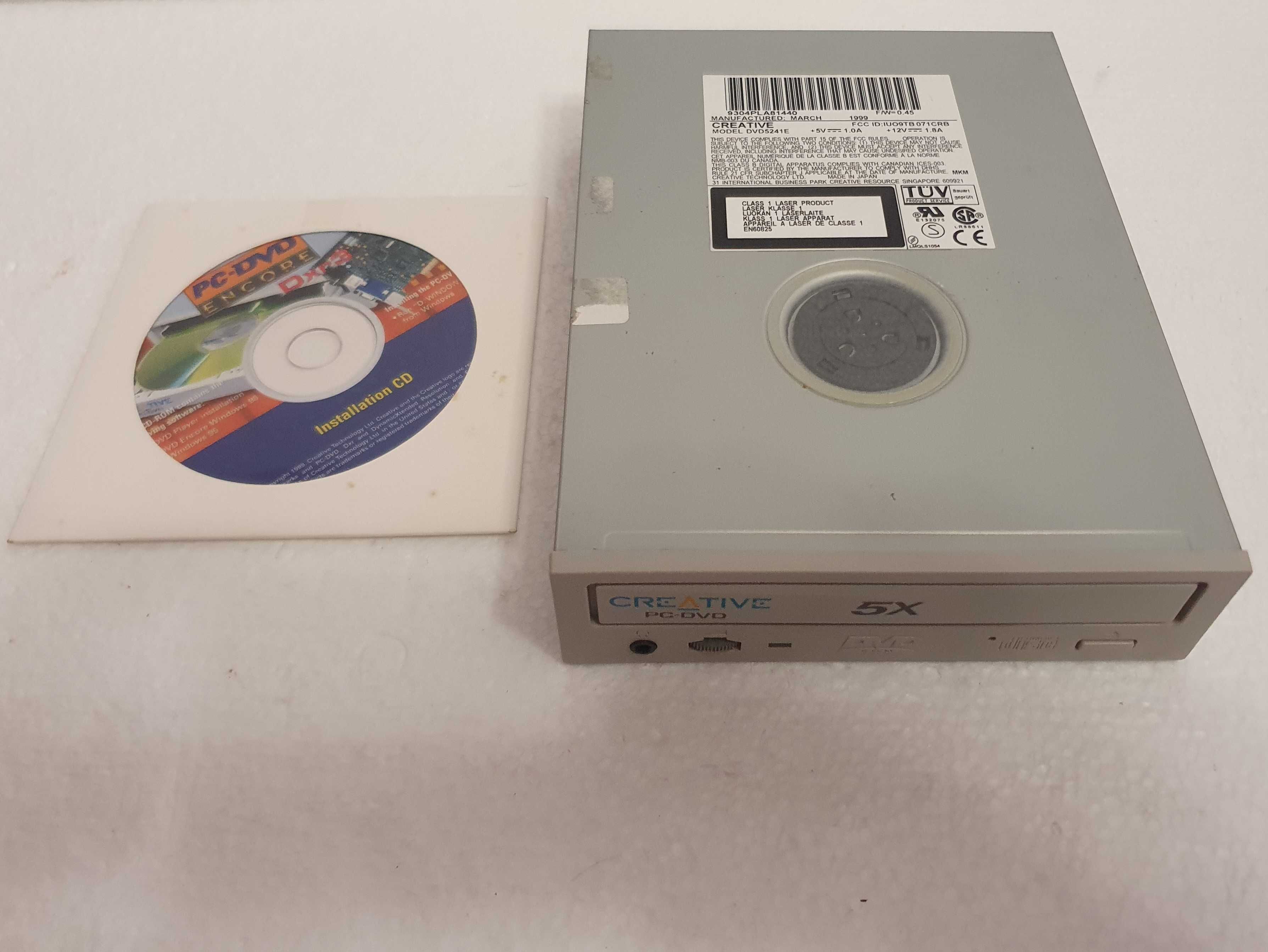 Drive CD/DVD ROM, Creative DVD5241E - IDE - 5X - 1999