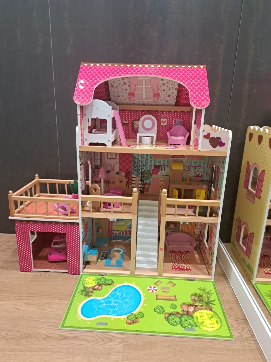 Piętrowy domek dzieciecy do zabawy