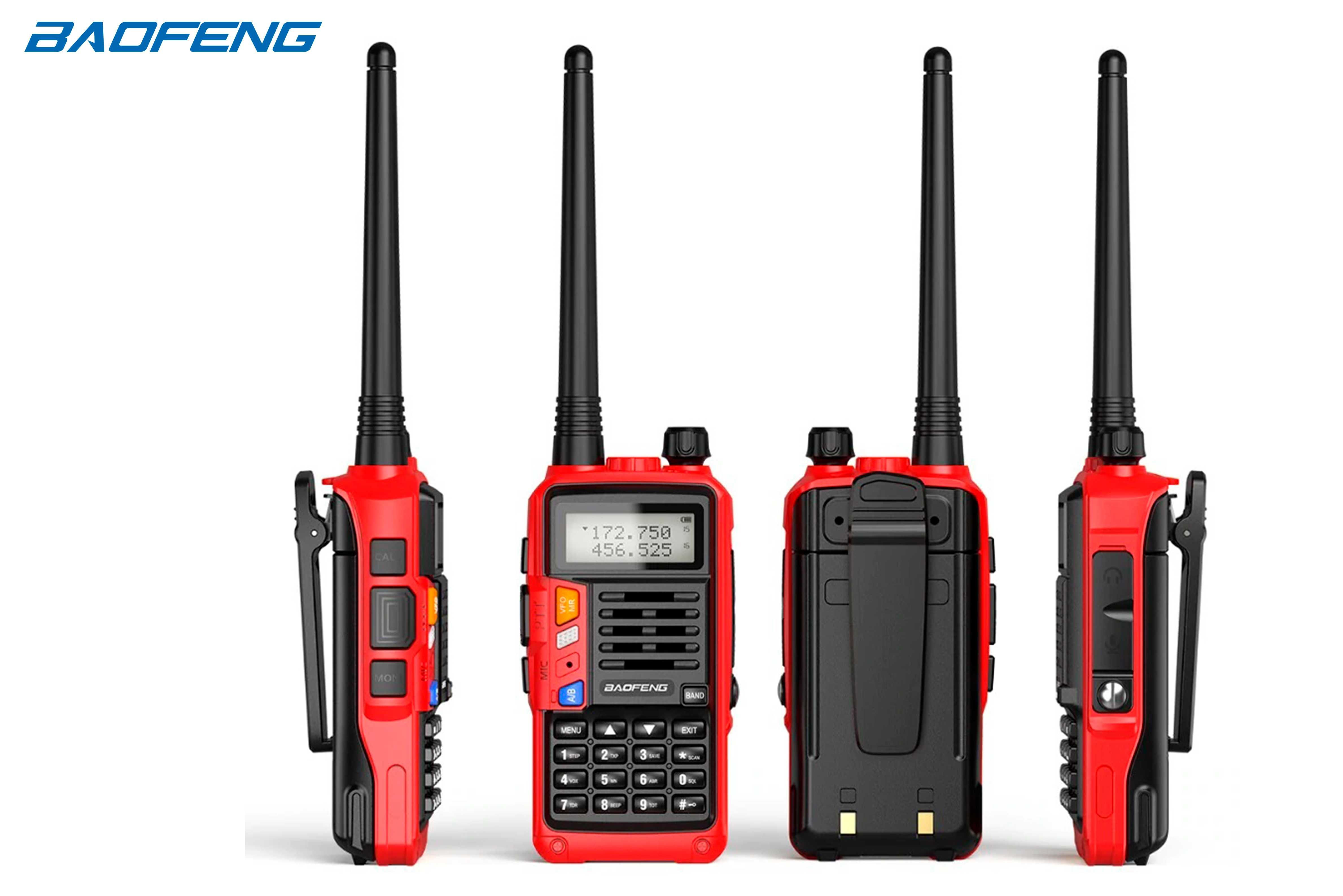 Rádio Baofeng UV-S9 Plus 10wats com carregamento USB