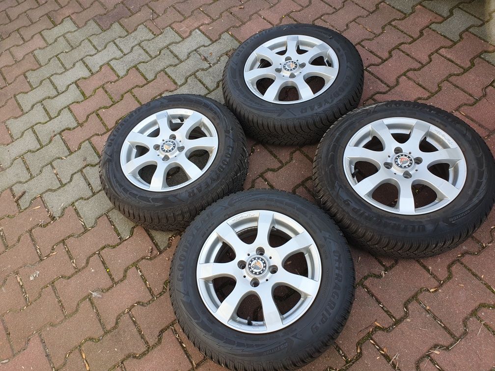 Felgi Koła 14" Fiat 500 4x100 ET35+175.70.14 Goodyear Zima