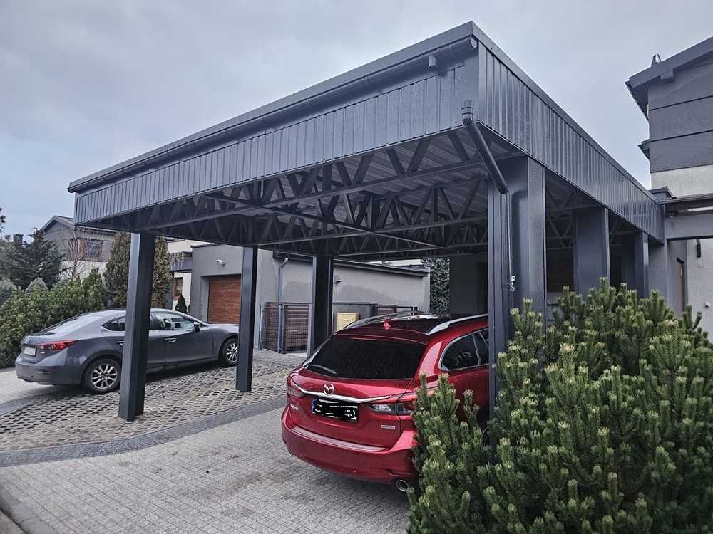 Wiata samochodowa, zadaszenia, garaż, carport, hala, konstrukcja