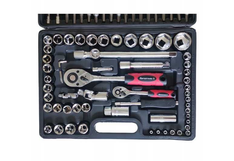 Klucze nasadowe walizka zestaw narzędzi 108el