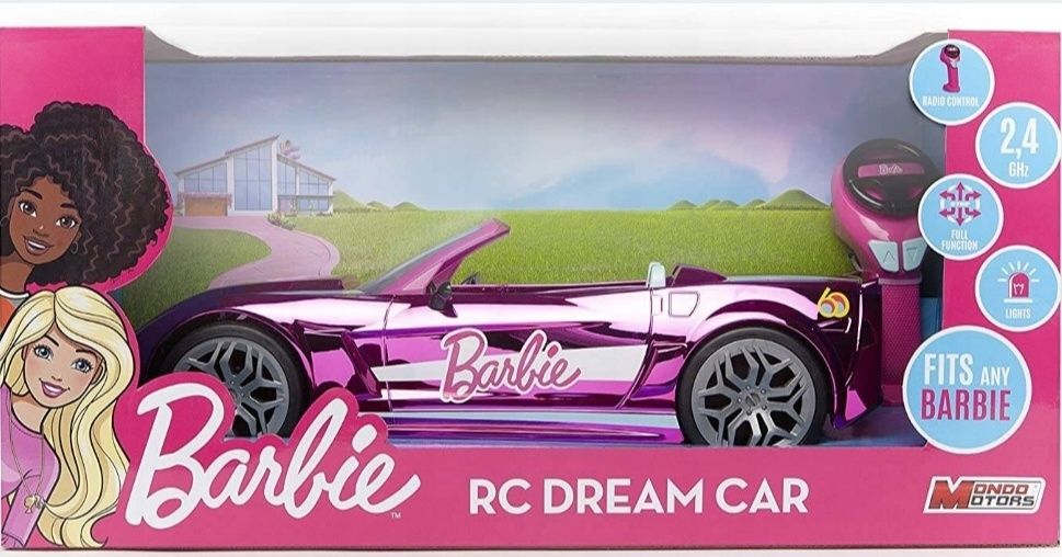 Barbie Dream – samochód RC dla dzieci Barbie – dwuosobowy