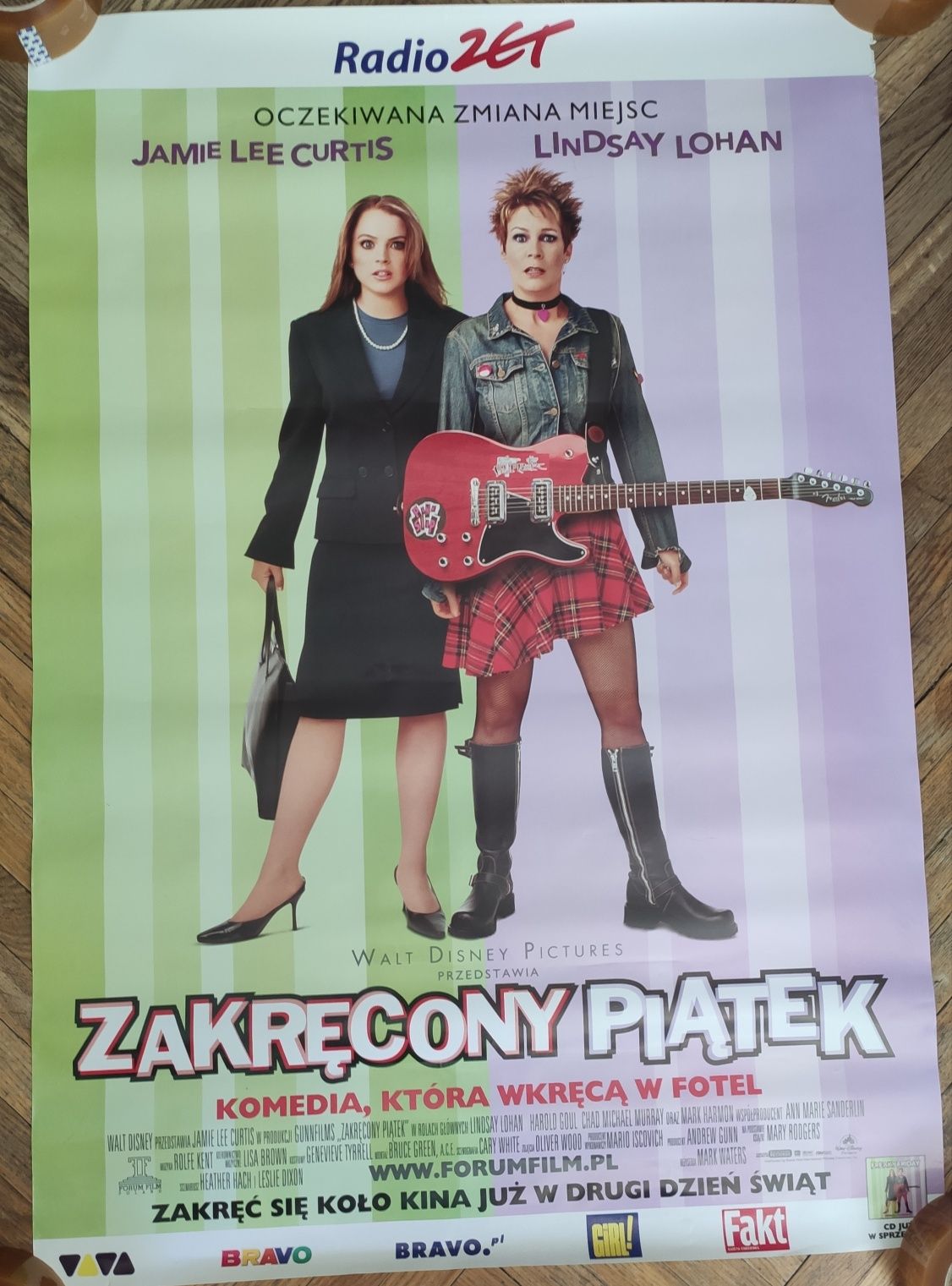 Zakręcony piątek plakat filmowy oryginalny Lohan Lee Curtis