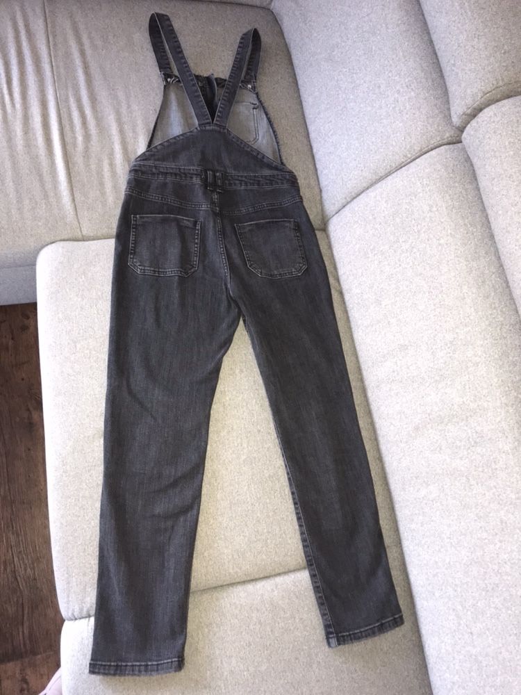 Zara JEANSOWE ogrodniczki 164 nowe