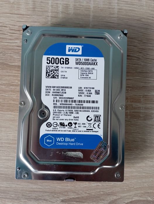 Dysk HDD WD 2x500GB