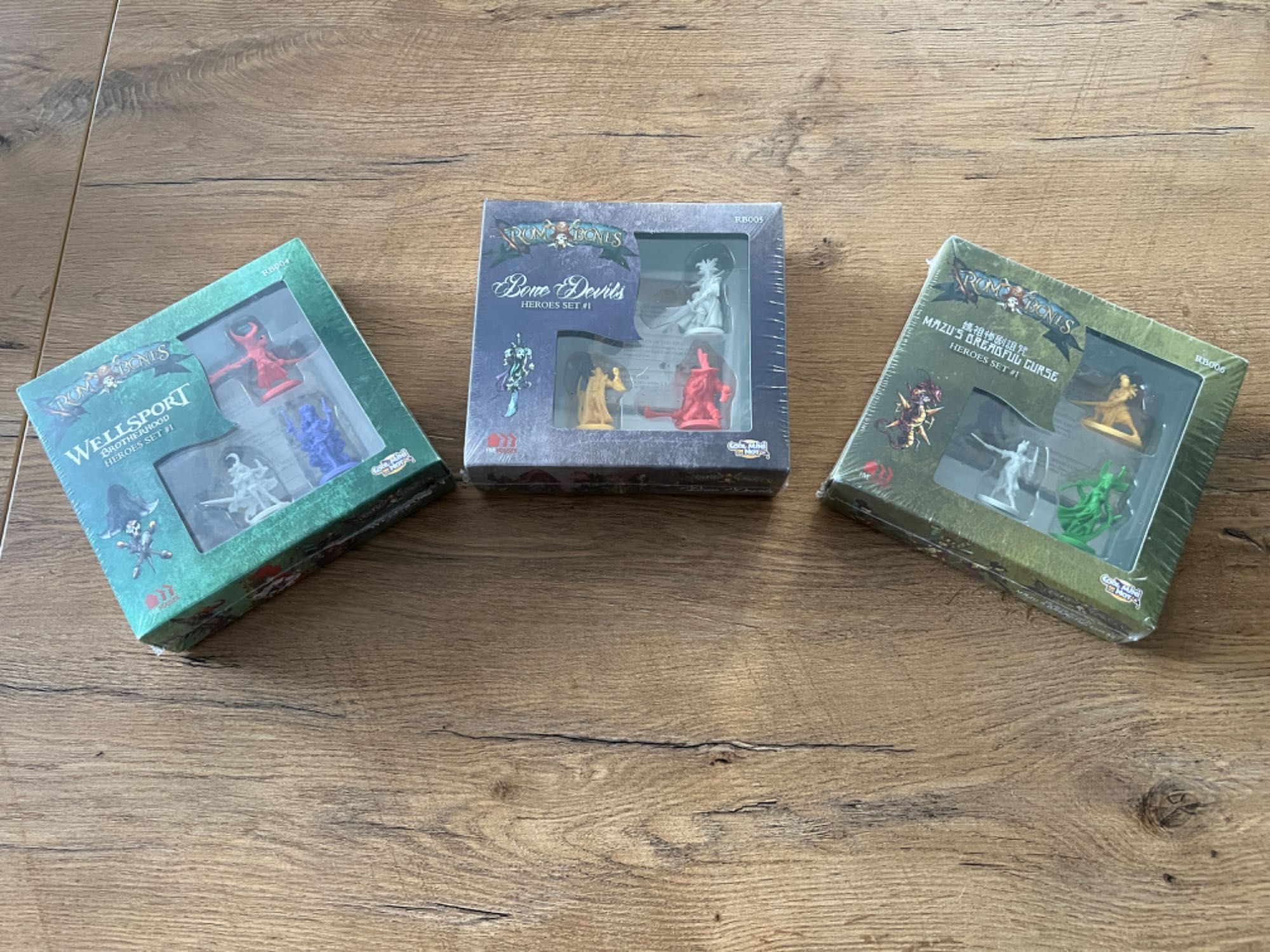 Rum & Bones 3 x Heros Set 1st edition