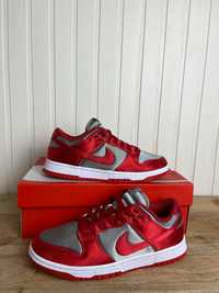 Buty Nike Dunk Low Satin autentyki czerwone roz 39/8US