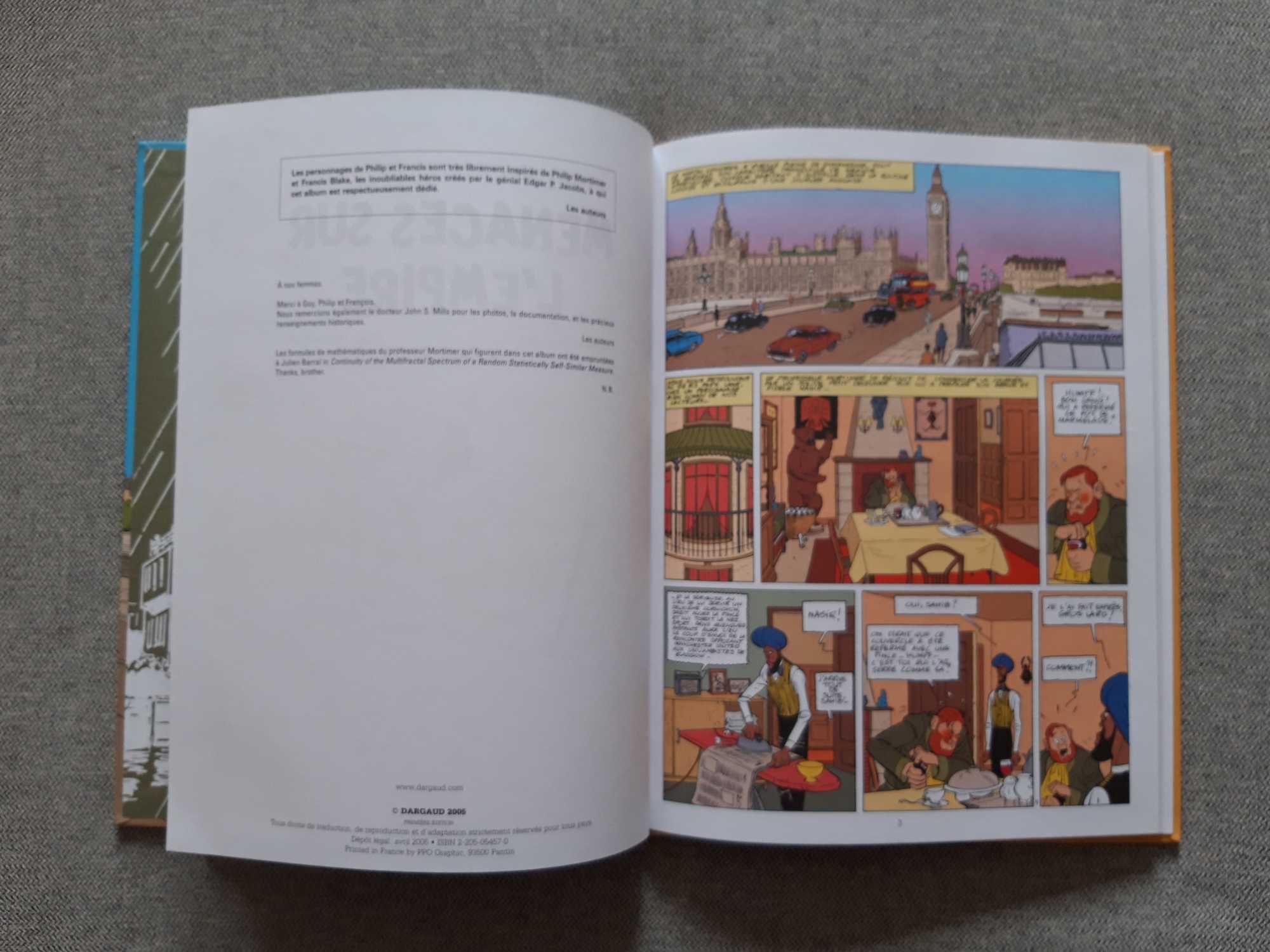 BD Les aventures de Philipe et Francis "Menaces sur l'empire"