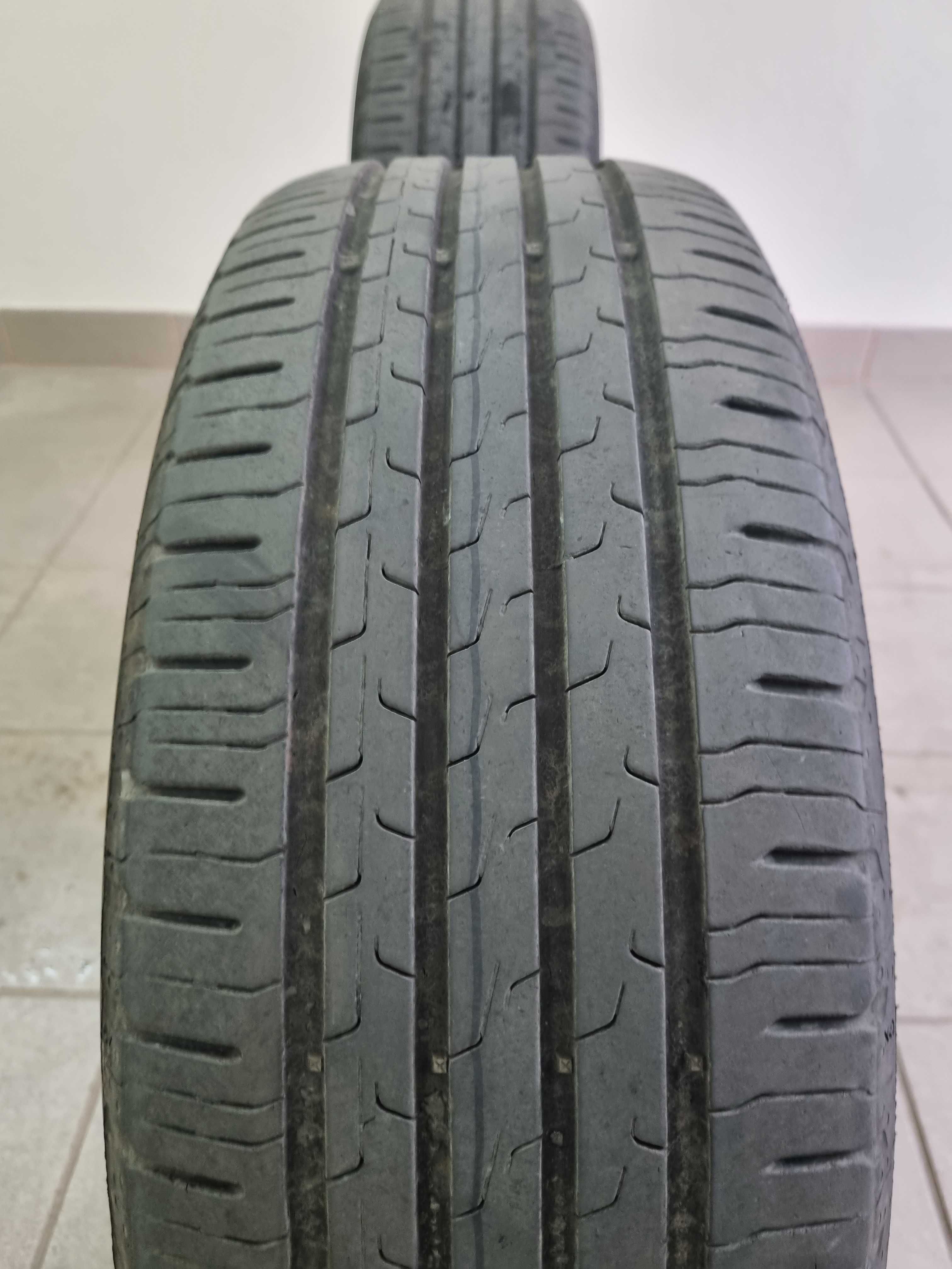 Używane dwie opony letnie Continental EcoContact 6 205/60 R16H rok2021